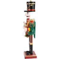 Figurine de Casse-Noisette en Bois - Poupée Soldat Ornement Xmas - Décorations Festives Cadeau 12 Inch/30 cm