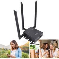 Routeur 4G Sim Carte CPE WiFi ED121 Mexicain, Antenne Détachable, Port Unique Ethernet, Alimentation Type C pour Maison ou Bureau
