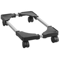 Support pour Tour PC - Plastique Adjustable Mobile avec Roulettes Caster pour Most Gaming PC Noir