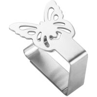 Clip de Table En Stainless Steel Butterfly 3cm Calibre (Cathédrale) - Clip de Tableau En Stainless Steel Butterfly 3cm Calibre (Cathédrale) - Clip de Tableau En Stainless Steel Butterfly 3cm Calibre (