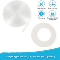 Corner Guard Corner Protector Baby Proofing Furniture Edge Bumper Strip PVC Soft Transparent 3m