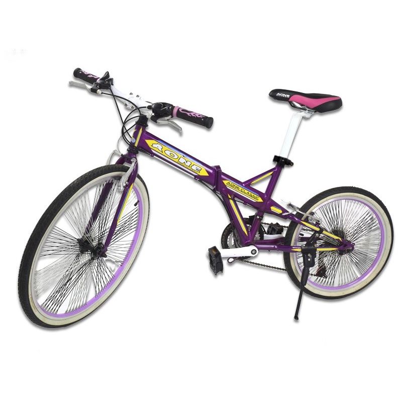 Riscko Wonduu Bicicleta plegable bep26 morada