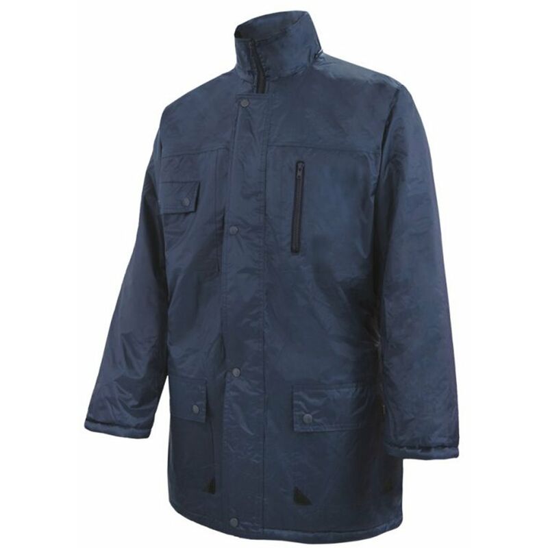 PARKA ACOLCHADA IMPERMEABLE MULTIBOLSILLOS Azul Navy M