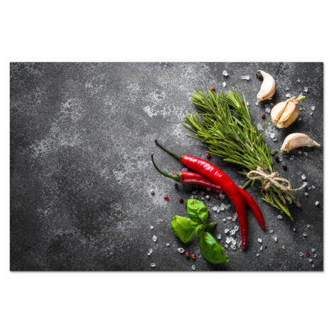 CRÉDENCE DE CUISINE Poivre - Herbes - Épices - Béton 60x40 (1/5)