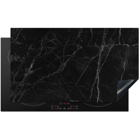 PROTECTION PLAQUE INDUCTION Noir - Marbre Tapis Pour Induction 91.2x52 cm