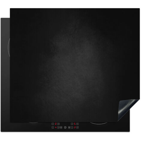 PROTECTION PLAQUE INDUCTION Béton - Noir - Gris - Texturé - Industriel Plaque de Deco Cuisine 60x52 cm