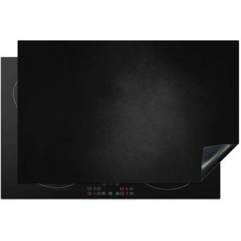 PROTECTION PLAQUE INDUCTION Béton - Noir - Gris - Texturé - Industriel Couvre Plaque De Cuisson 81.6x52.7 cm