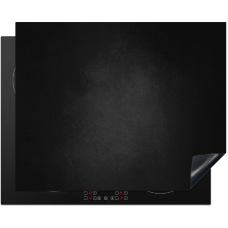 PROTECTION PLAQUE INDUCTION Béton - Noir - Gris - Texturé - Industriel Cuisine Accessoire 65x52 cm