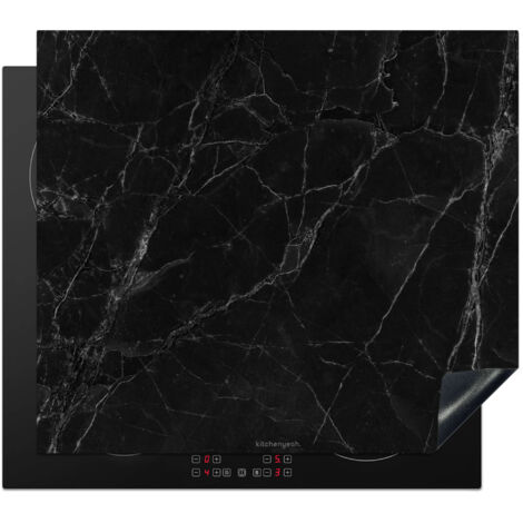 PROTECTION PLAQUE INDUCTION Noir - Marbre Tapis Pour Induction 57.6x51.6 cm