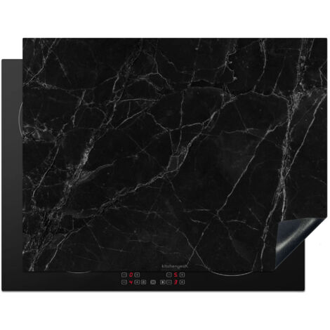 PROTECTION PLAQUE INDUCTION Noir - Marbre Couvre Plaque De Cuisson 77x59 cm