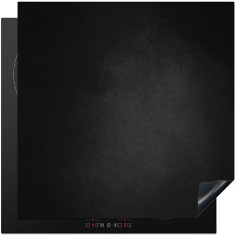 PROTECTION PLAQUE INDUCTION Béton - Noir - Gris - Texturé - Industriel Couvre Plaque De Cuisson 78x78 cm