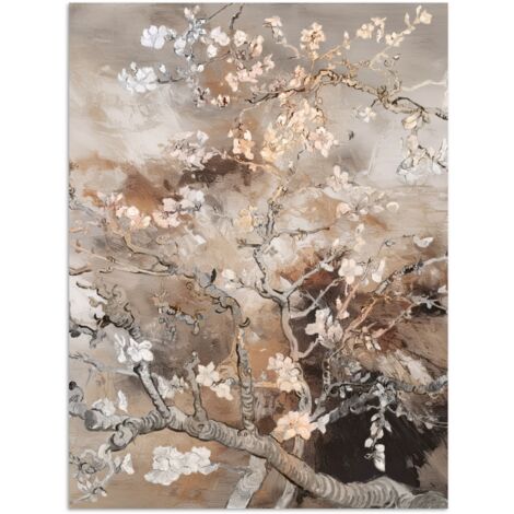 AFFICHE Fleur d'amandier - Art - Van Gogh - Beige - Abstrait Décoration Chambre 30x40 cm