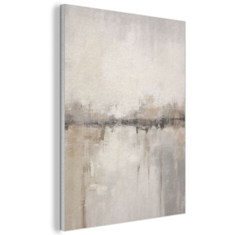 TABLEAU ACOUSTIQUE Art moderne - Abstrait - Beige Art Muraux Décoratif 60x80 cm