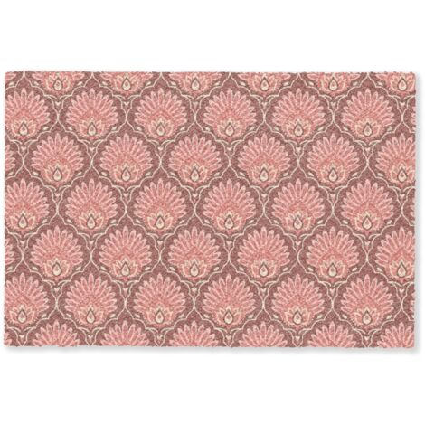 PAILLASSON Motif éventail - Motif - Rose 60x40 cm (1/5)