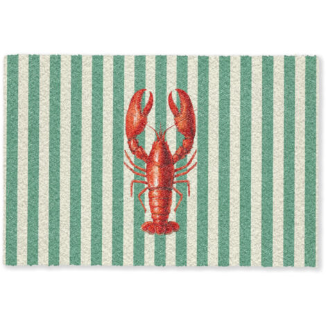 PAILLASSON Cancer - Rayures - Réaliste - Été 60x40 cm (1/5)
