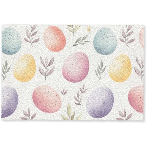 PAILLASSON Œufs - Coloré - Motif 60x40 cm (1/5)