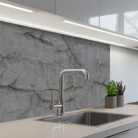 REVETEMENT MURAL DE CUISINE, CRÉDENCE DE CUISINE Ancien - Béton - Mur 80x60 (1/5)