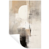 STICKER MURAL Abstrait - Art - Gris 40x60 cm