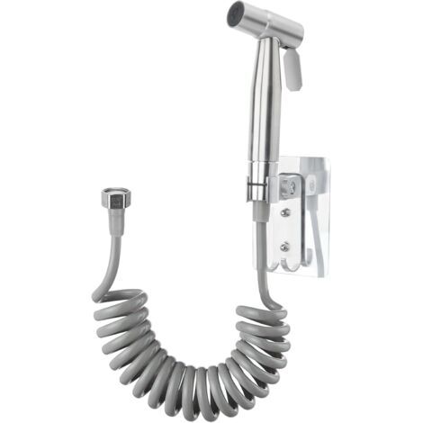 Kit Douchette WC Bidet de Toilette Pulvérisateur de bidet à main Pulvérisateur de Toilette pour Bidet avec Tuyau ABS de 40-200 cm,Crochets sans Perçage pour Salle de Bain (1/5)