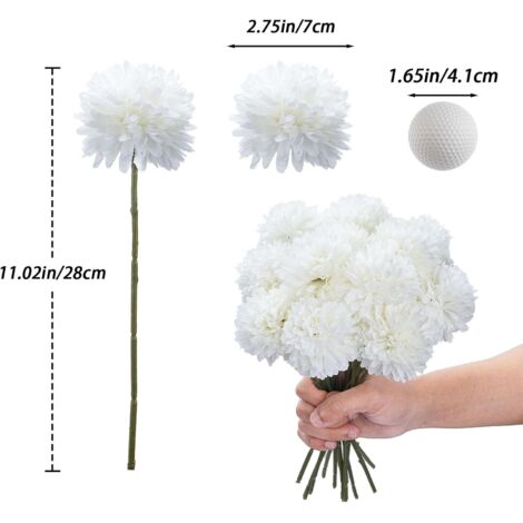 3 Bouquet de Fleurs Artificielles, Rose Blanche Rouge, Feuilles d'Eucalyptus, Décoration de Mariage, Pivoine, Fausse Fleur - Maison 3 Bouquet de Fleurs Artificielles, Rose Blanche Rouge, Feuilles d'Eucalyptus, Décoration de Mariage, Pivoine, Fausse Fleur - Maison