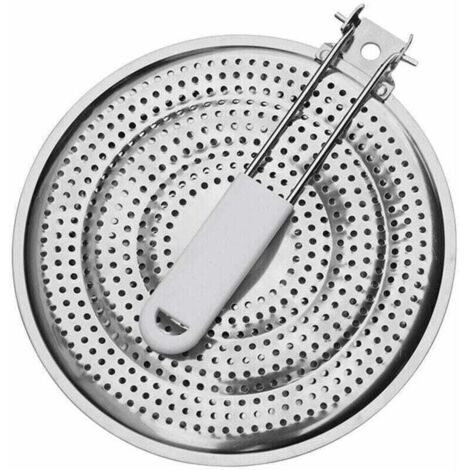 KZQ Diffuseur de Chaleur en Acier Inoxydable 21 cm pour Plaque de Cuisson au gaz Uniquement (1/5)