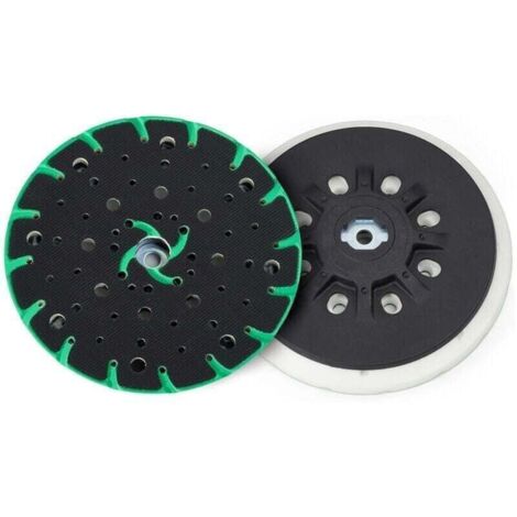 Plateau ponceuse 150 mm avec aspiration de poussière - Filetage de raccordement M8 - remplacement du festool plateau ponceuse, compatible avec le ponceuse excentrique 150mm bosch makita etc