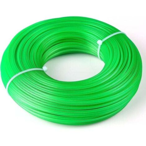 Fil Debroussailleuse 2 mm X 100 m Rond Fil Nylon pour Coupe-Bordure Bobine de Fil Debroussailleuse DIY Bobine Fil (1/5)