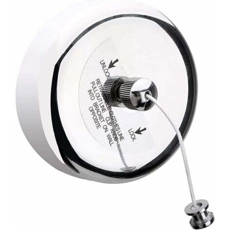 Acier Inoxydable Rétractable Corde À Linge Rétractable Étendoir À Vetements Extensible 3,8M Séchoir À Linge Rétractable Intérieur Extensible Étendoir À Linge Pour Hôtel,Salle De Bains,Balcon