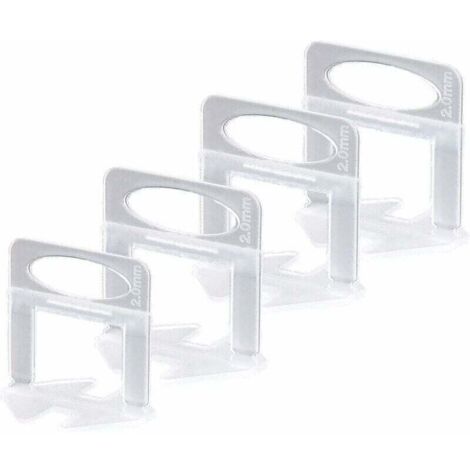Niveleur Carrelage, Croisillon Carrelage Autonivelant 2mm Croisillon Autonivelant, pour L'installation de Carreaux de Sol et Mur (200xCroisillon Carrelage 2mm)
