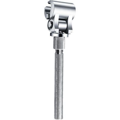 Clé à réglage d'écartement de porte, outil de réglage de charnière, acier inoxydable, outil d'installation et de réparation de portes et fenêtres. (1/4)