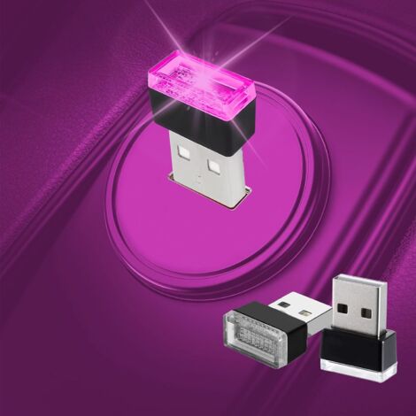 10 ensembles de lumières d'ambiance LED USB, adaptés aux intérieurs de voiture, veilleuses, lumières décoratives LED, kits d'éclairage d'ambiance, kits d'éclairage d'ambiance portables pour voiture, r (1/5)