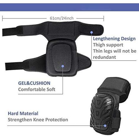 Protections Genoux Et Coudes Moto - Coque ABS Réglable - Pour Sports Extérieurs - 11