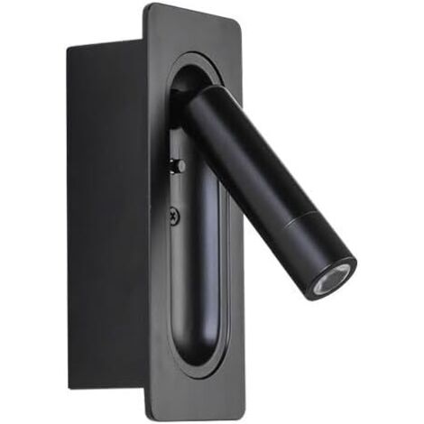 Applique murale cylindrique en aluminium, design moderne et simple, lumière LED jaune chaud, douce pour les yeux, convient pour une table de chevet, un salon, un couloir, un mur de fond ou un bureau ( (1/4)