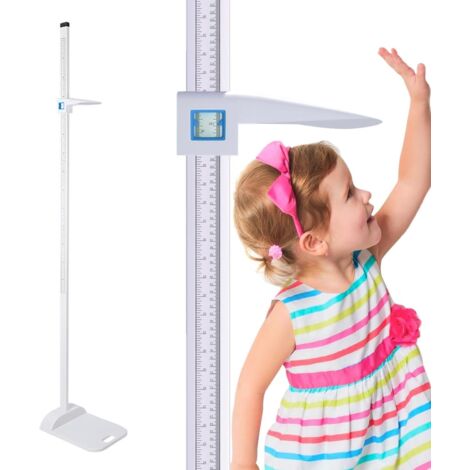 Stadiomètre portable 20–210 cm, stadiomètre mural, appareil de mesure de la taille, appareil médical de mesure de la taille, portable (1/5)