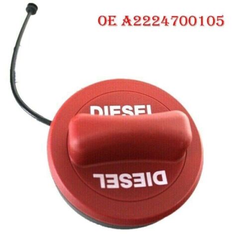 Bouchon de réservoir de carburant pour Mercedes-Benz W176, W117, X156, W205 et W213 (référence A2224700105). (1/4)