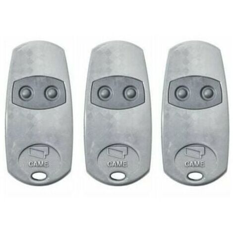 Telecommande d'origine Came TOP432EE 3 pieces. Frequence de code fixe 433,92 MHz