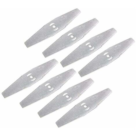 Coupe Bordure Lame De Rechange, 16Pcs Lames Métal Coupe Bordure, Lame Tondeuse à Gazon Universelle, pour Coupe Bordure sans Fil Garniture De Jardin,Metal Blade (1/3)