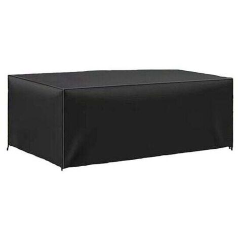 Housse Table de Jardin 180 x 110 x 70cm, Housse de Protection Bâche Résistante aux Intempéries et aux Déchirures 420D Oxford pour Mobilier Salon de Jardin (1/4)