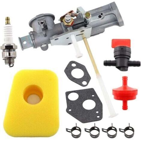 Carburateur 299437 297599 et Joint Filtre à essence Filtre à air pour Briggs & Stratton 130201 130202 130207 130212 130231 130232 130251 130252 130292 130297 131231 131232 135200 130200 Moteur