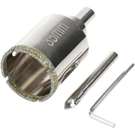 Diamond Drill Bit 35 mm Tile Hole Saw Glass, Ceramic, Microcrystalline Stone, Granite (1/5)