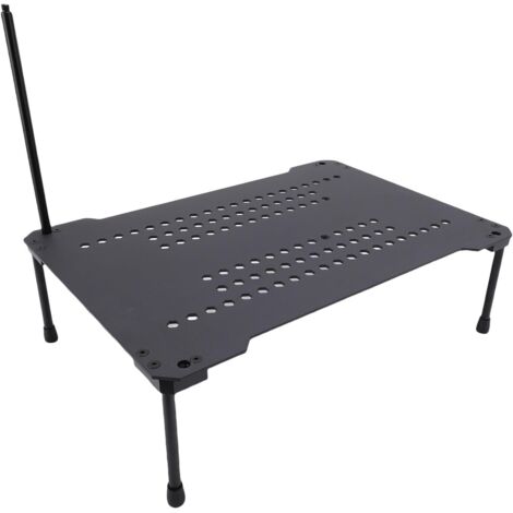 Table de Camping en Hauteur Adaptée à l'IGT en Acier au Carbone et Aluminium, Petite Table de Pique-Nique Portative Pliante pour Barbecue en Plein Air, Pêche, Randonnée, Vantardises et (1/5)