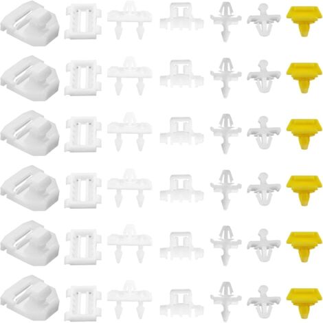 42pcs Door Side Cover Clips for W201 Compatible with Mercedes 190e Mercedes W201 Clips for W201 Clips for Mercedes W201 (1/5)