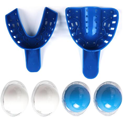 Home Dental Impression Kit, Plaster Dental Impression Kit, Includes Top Molding Spoon, Bottom, Molding Paste