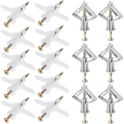 100pcs Hollow Body Dowels m8 Set, Dry Construction Anchors, Plaster Dowels, Expansion Dowels, Plaster Hollow Dowels, Plaster Hollow Dowels, Plasterboard Expansion Dowels (1/5)