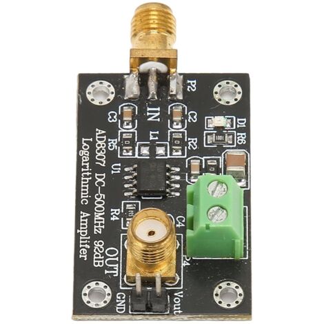 AD8307 RF Power Detector Antenna Power Transmitter DC 500MHz Radio Frequency Meter Range Logarithmic Detector for Power FEATURES and Model (1/5)