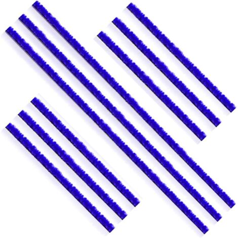 9pcs Plush Bands for Dyson V6 V7 V8 V10 V11, Soft Plush Stripe Stripes, Replacement Stripes, for Dyson Vacuum Cleaner Brush Electric Sticker, 3 Long 6 Short Soft Plush Strips (1/5)