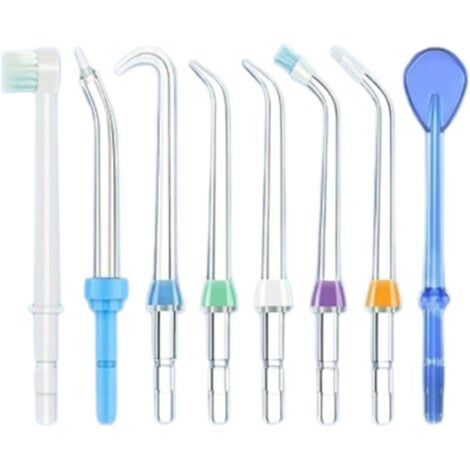 Lot de 7 buses de rechange pour hydropulseur Waterpik WP100 - Accessoires pour embouts Waterpik - Buses de rechange pour hydropulseur Waterpik WP100