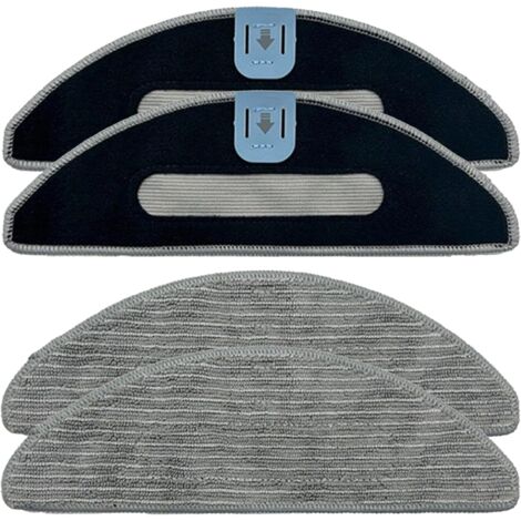 4pcs Replacement Cloths for iRobot Roomba Combo i5, i5+, j5, j5+ Robot Vacuum Cleaner Reusable Accessories, Washable, Microfiber Cleaning Pads Reusable (1/5)