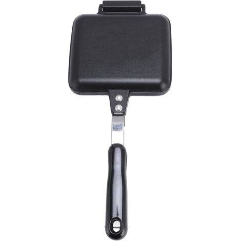 Poêle à avec Poignée Amovible Antiadhésive Double Face en Alliage d'aluminium pour la Cuisine du Petit Déjeuner, pour le Nettoyage de la Cuisine Permet une Conception Détachable et facile. (1/5)