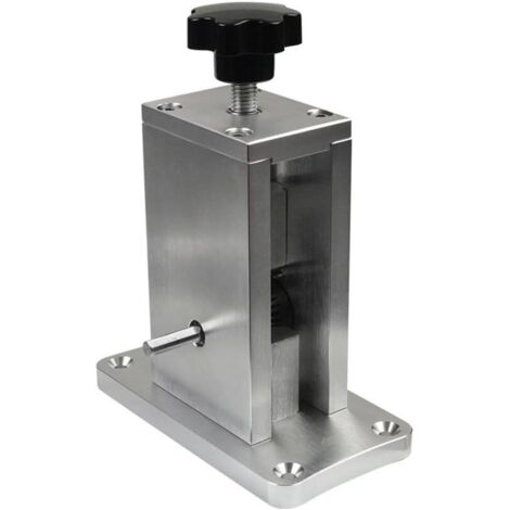 Pince à dénuder alimentée par perceuse sans fil, réglage automatique de la lame en alliage d'aluminium, outil d'éplucheur de câble avec bouton manuel pour réparations électriques (1/5)